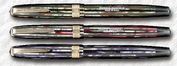 parker striped Duofold