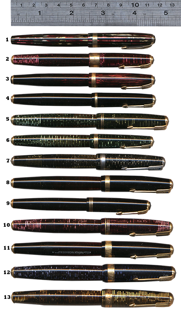 parker vacumatic comparison