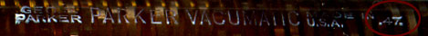 Vacumatic date code example